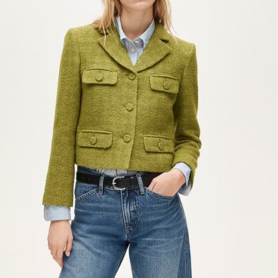 El blazer ‘Lenore’ en bouclé tweed: el clásico que vuelve a mandar los martes